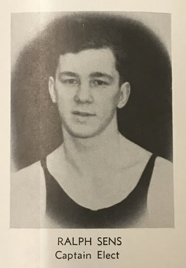 Ralph Sens 1942 Basketball Captain Photo